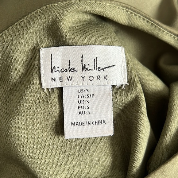 Nicole Miller one shoulder satin dress - Picture 3 of 4